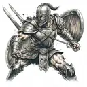 gaelic gladiator tattoo design idea