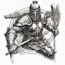 gaelic gladiator tattoo design idea