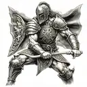 gaelic gladiator tattoo design idea