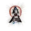 Samurai Darth Vader tattoo design idea