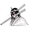 Samurai Darth Vader tattoo design idea