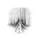 the road not taken tattoo design idea