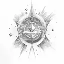 love, destiny, life, star, matter-of-factness, family, daughter tattoo design idea