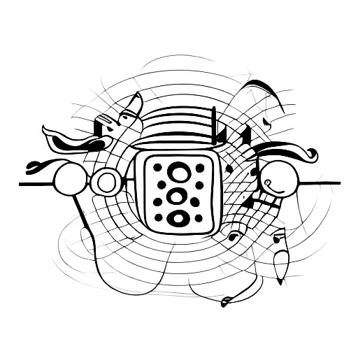 live music, speaking to my soul, love affair, audiophile tattoo design idea