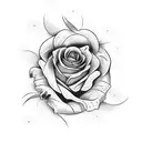 dead Rose tattoo design idea