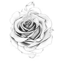 dead Rose tattoo design idea