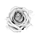 dead Rose tattoo design idea