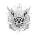 mafia style leg sleeve tattoo design idea