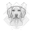 weimaraner tattoo design idea