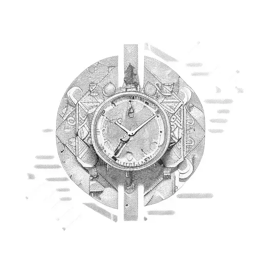 Hourglass with Band-aids on bottom and falling sand that says "give it some time" in morse code" tattoo design idea