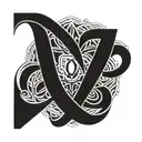 D A initial with love and eternal symbol intertwined tattoo design idea