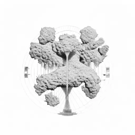 dna family tree tattoo design idea