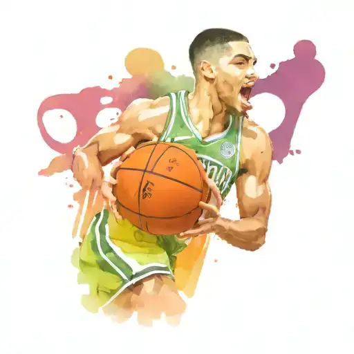 basketball jayson tatum tattoo design idea