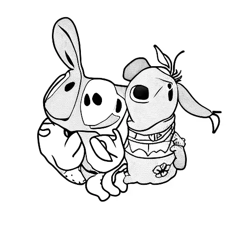 stitch tattoo design idea