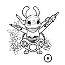 stitch tattoo design idea