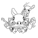 stitch tattoo design idea