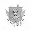 Hieroglyphs  tattoo design idea