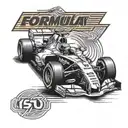 formula 1 miami tattoo design idea