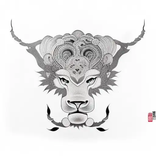 African safari  tattoo design idea