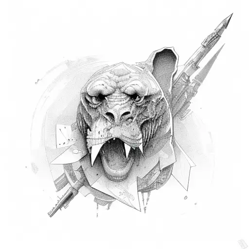 Bad Attitude tattoo design idea