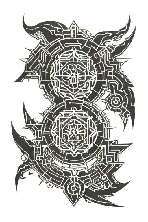old persian design tattoo design idea