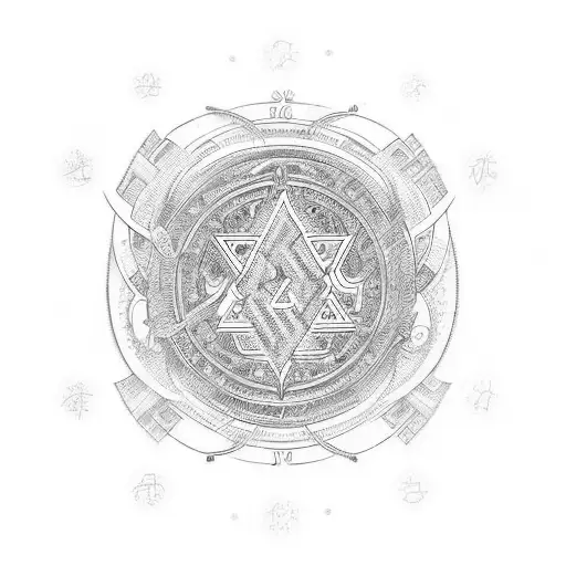 A basic tattoo design that is similar to the ensō circle, but a figure of 8. It should just be the symbol with a white b tattoo design idea