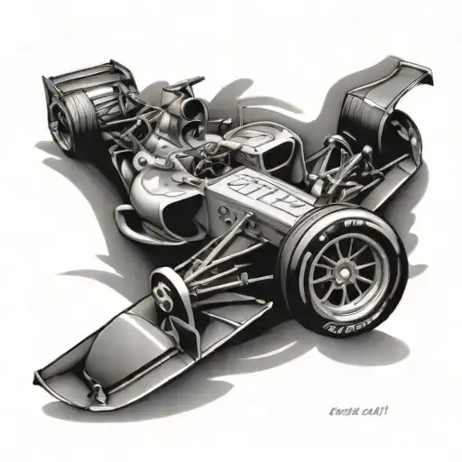 formula 1 tattoo design idea