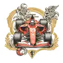 f1 Ferrari  tattoo design idea