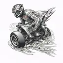 Sebastian Vettel f1 tattoo design idea