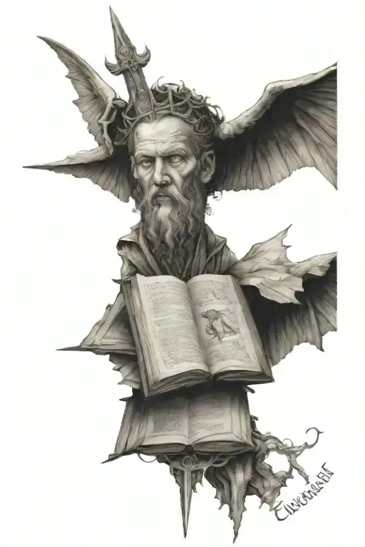 book of exodus  tattoo design idea