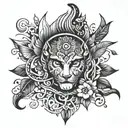 Mahak tattoo design idea