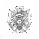 firefighter  tattoo design idea