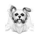 dog Maltese tattoo design idea
