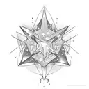 estrela flash tattoo design idea