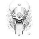 fada tribal cyber tattoo design idea