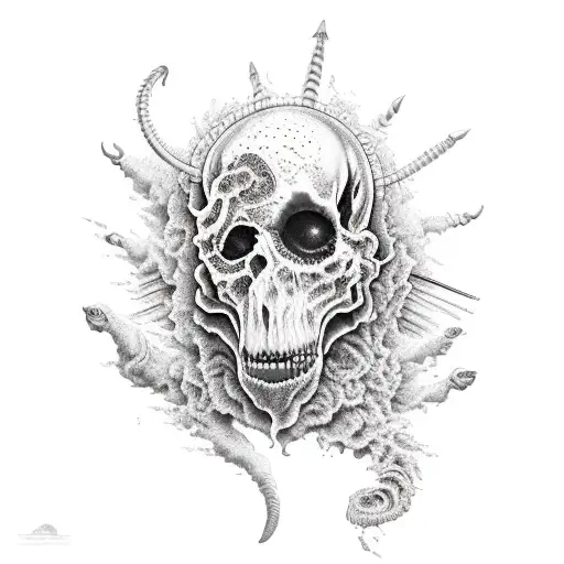 the four horsemen of Apocalipsis; pestilence, war, death and famine tattoo design idea