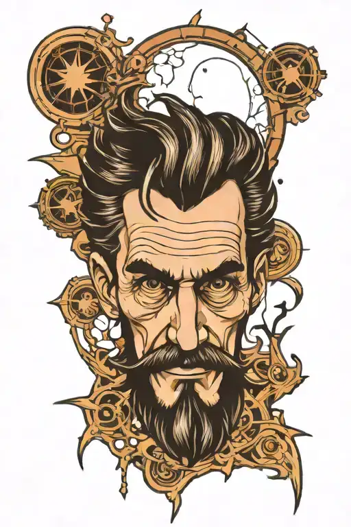 zeus nikola tesla tattoo design idea