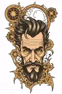 zeus nikola tesla tattoo design idea