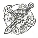 wrench tattoo design idea