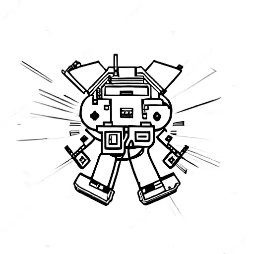 Gameboy, Nintendo, super Nintendo, Playstation 1-5, PC  tattoo design idea