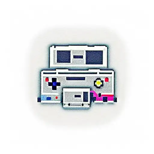 Gameboy, Nintendo, super Nintendo, Playstation 1-5, PC  tattoo design idea