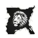 kronos, ashes, insignias, mitology, gods, lions, army tattoo design idea