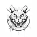 8-bit music  tattoo design idea