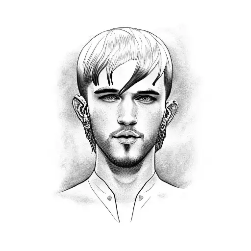 lil peep love tattoo design idea