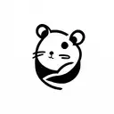 hamster tattoo design idea