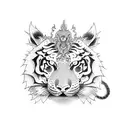 Dragon vs Tiger tattoo design idea