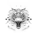 Dragon vs Tiger tattoo design idea