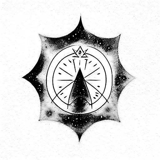 galaxy, peace, chakras, universal  tattoo design idea