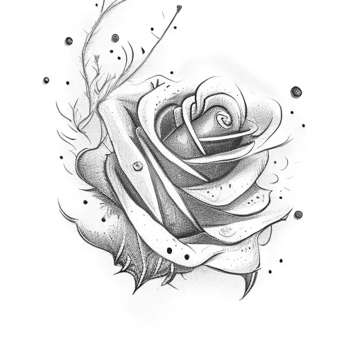 cowboy hat eaglescout rank yellow rose  tattoo design idea