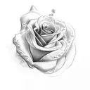 cowboy hat eaglescout rank yellow rose  tattoo design idea